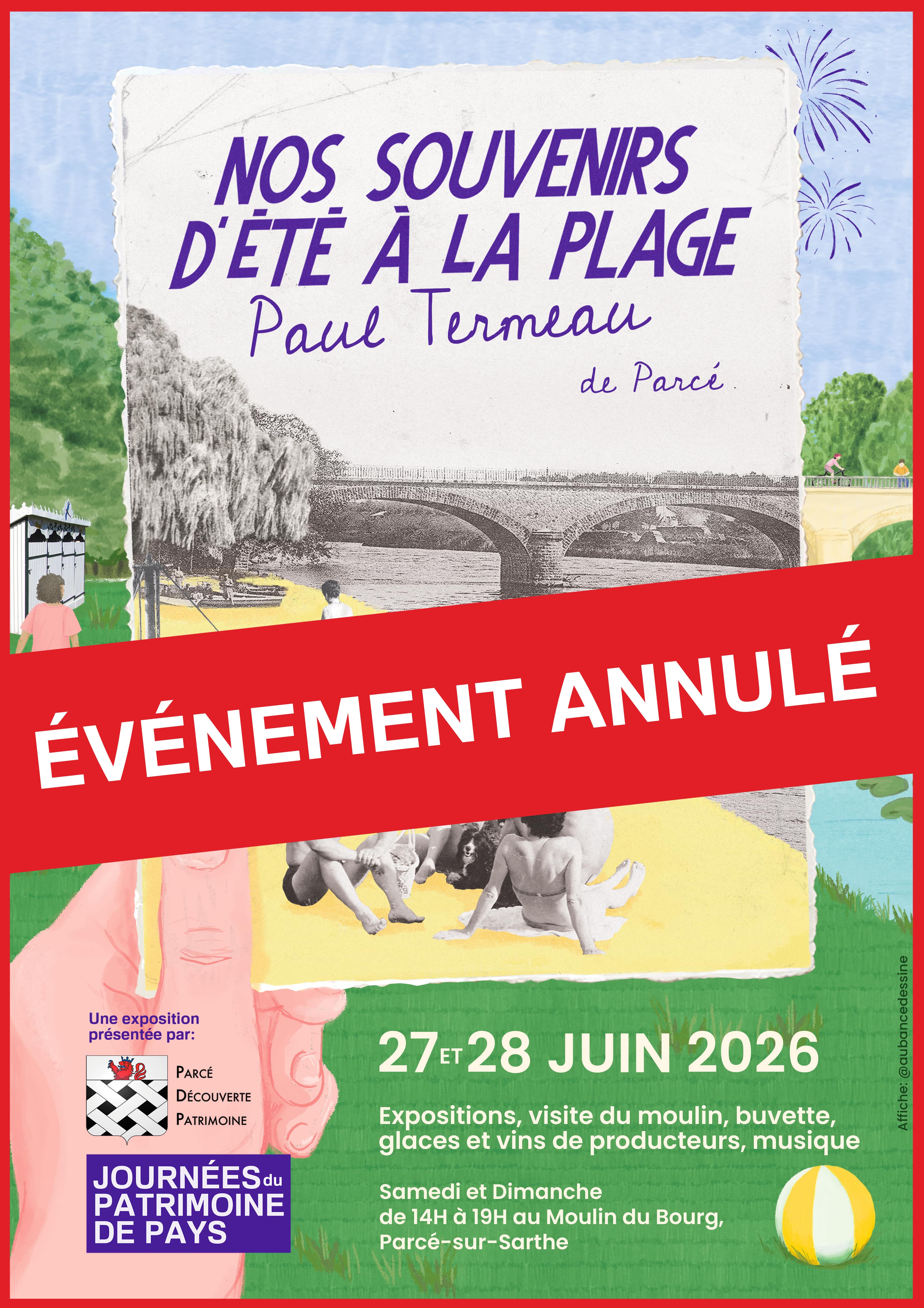 Affiche JPP evenement annulé
